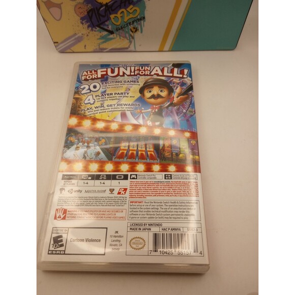 Nintendo Switch Console Lot Case Console Game Orig Packaging Box Pikachu Custom - Picture 15 of 16